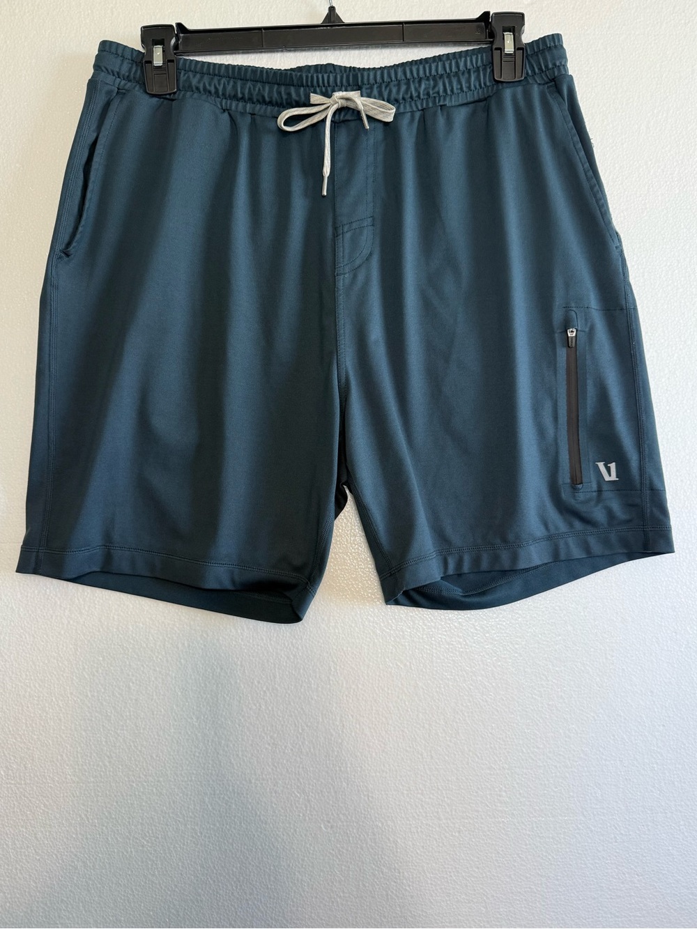 Vuori Sunday Performance Shorts Dark Teal Men Size XL